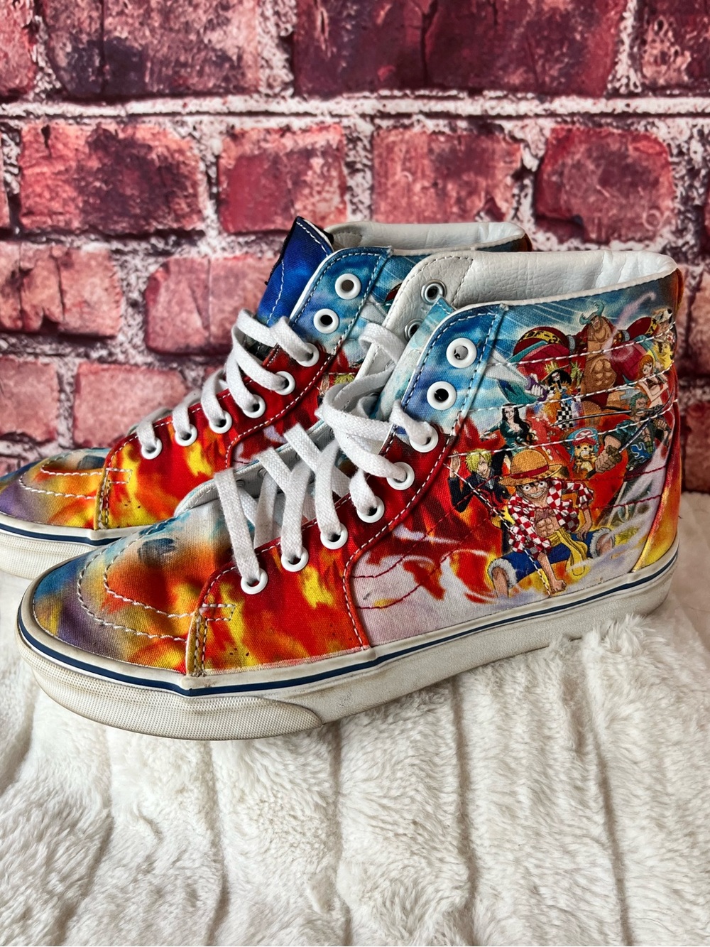 Vans x One Piece Sk8-Hi Punk Hazard Anime Sneakers Women’s 8 Men’s 6.5